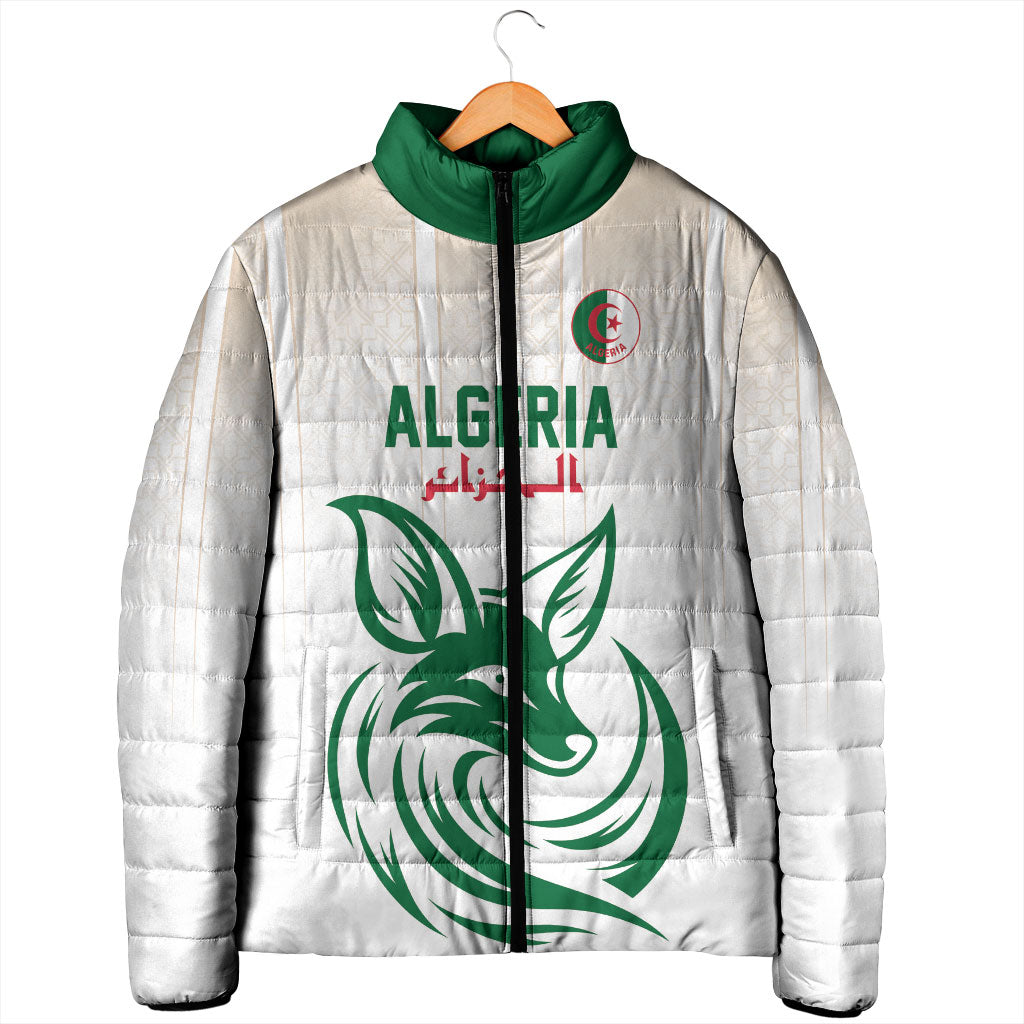 Custom World Football 2026 Algeria Padded Jacket Les Fennecs Desert Fox Pride