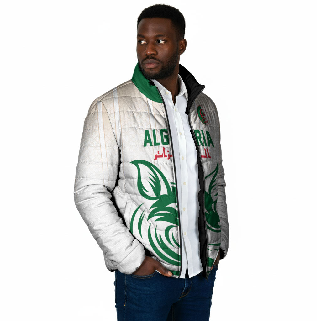 Custom World Football 2026 Algeria Padded Jacket Les Fennecs Desert Fox Pride