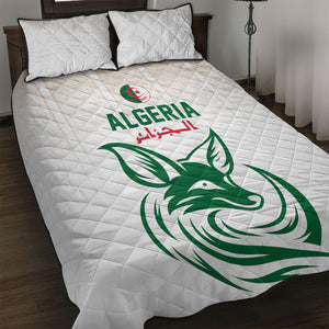World Football 2026 Algeria Quilt Bed Set Les Fennecs Desert Fox Pride