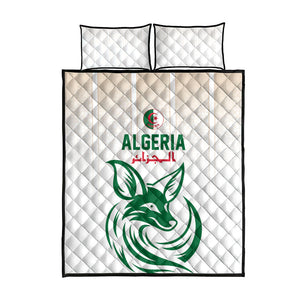 World Football 2026 Algeria Quilt Bed Set Les Fennecs Desert Fox Pride