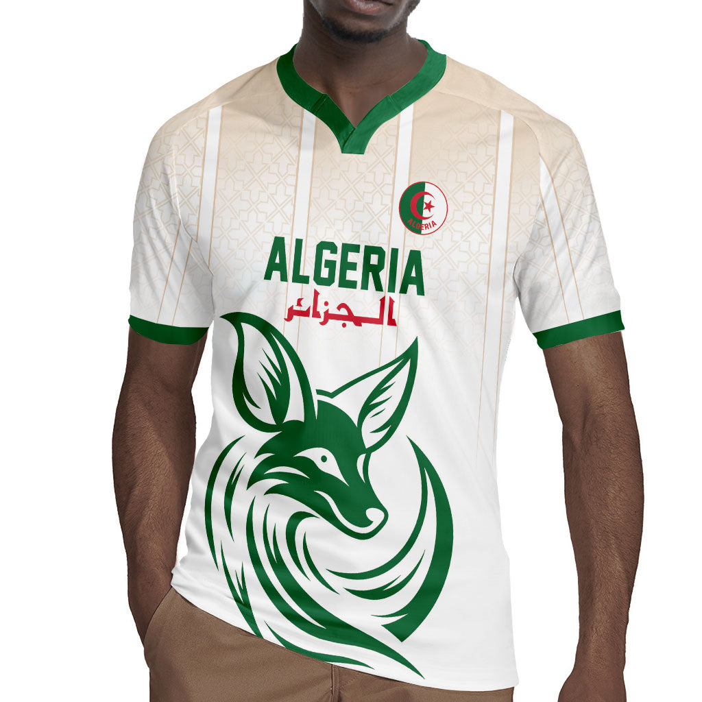 Custom World Football 2026 Algeria Rugby Jersey Les Fennecs Desert Fox Pride