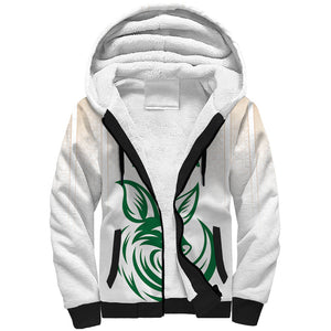 Custom World Football 2026 Algeria Sherpa Hoodie Les Fennecs Desert Fox Pride