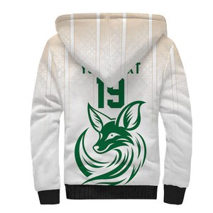 Custom World Football 2026 Algeria Sherpa Hoodie Les Fennecs Desert Fox Pride