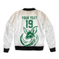 Custom World Football 2026 Algeria Sleeve Zip Bomber Jacket Les Fennecs Desert Fox Pride