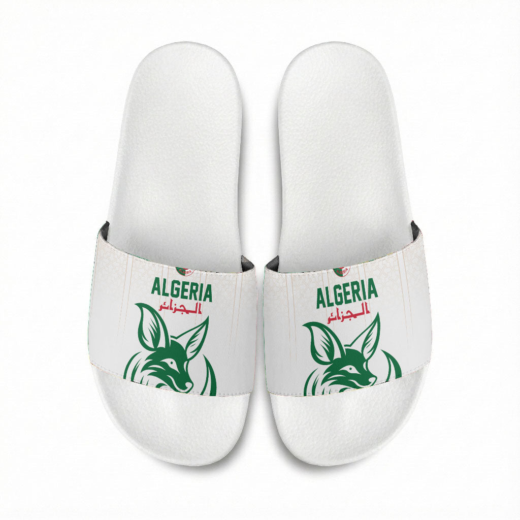 World Football 2026 Algeria Slide Sandals Les Fennecs Desert Fox Pride