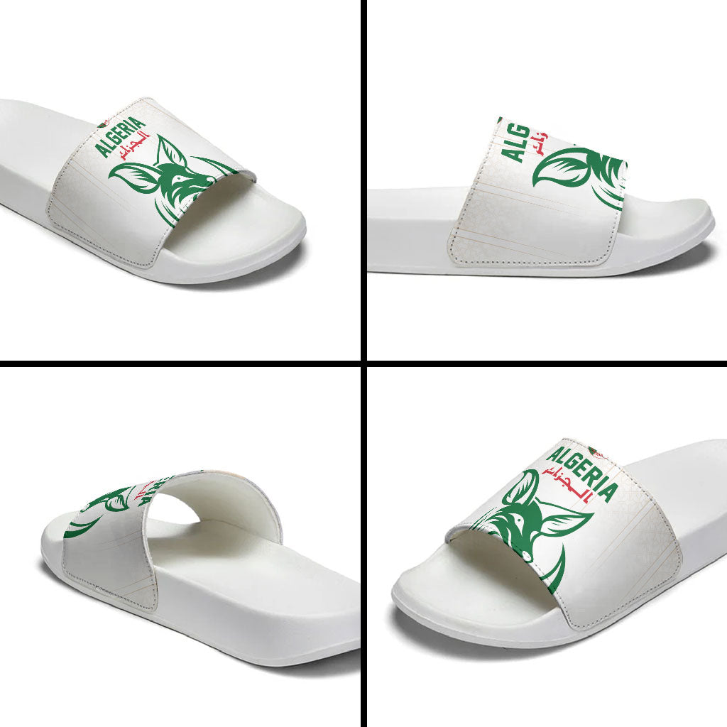 World Football 2026 Algeria Slide Sandals Les Fennecs Desert Fox Pride