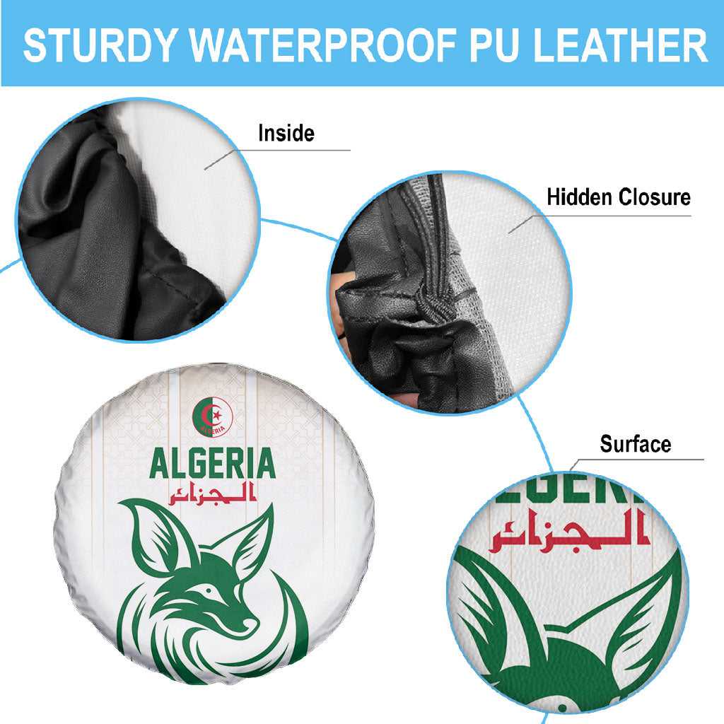 World Football 2026 Algeria Spare Tire Cover Les Fennecs Desert Fox Pride