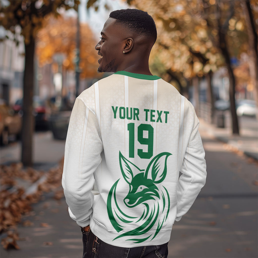 Custom World Football 2026 Algeria Sweatshirt Les Fennecs Desert Fox Pride