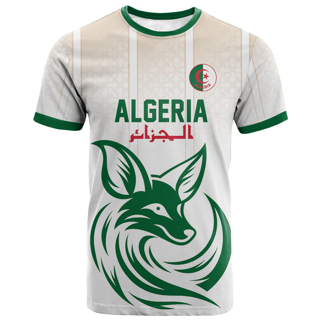 Custom World Football 2026 Algeria T shirt Les Fennecs Desert Fox Pride