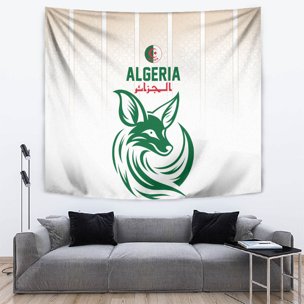 World Football 2026 Algeria Tapestry Les Fennecs Desert Fox Pride