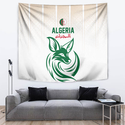 World Football 2026 Algeria Tapestry Les Fennecs Desert Fox Pride