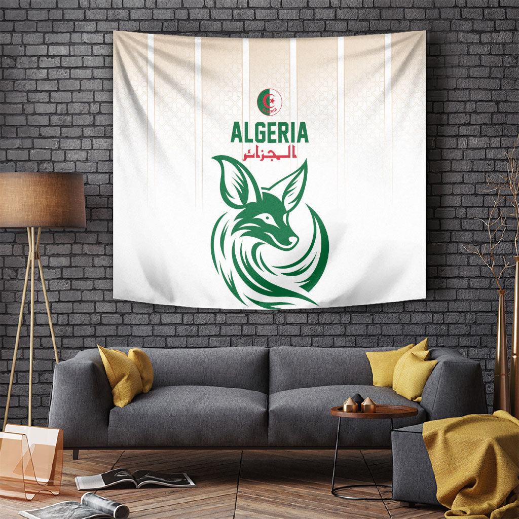 World Football 2026 Algeria Tapestry Les Fennecs Desert Fox Pride