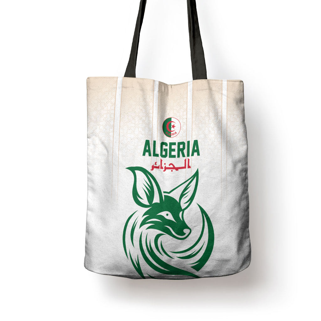World Football 2026 Algeria Tote Bag Les Fennecs Desert Fox Pride