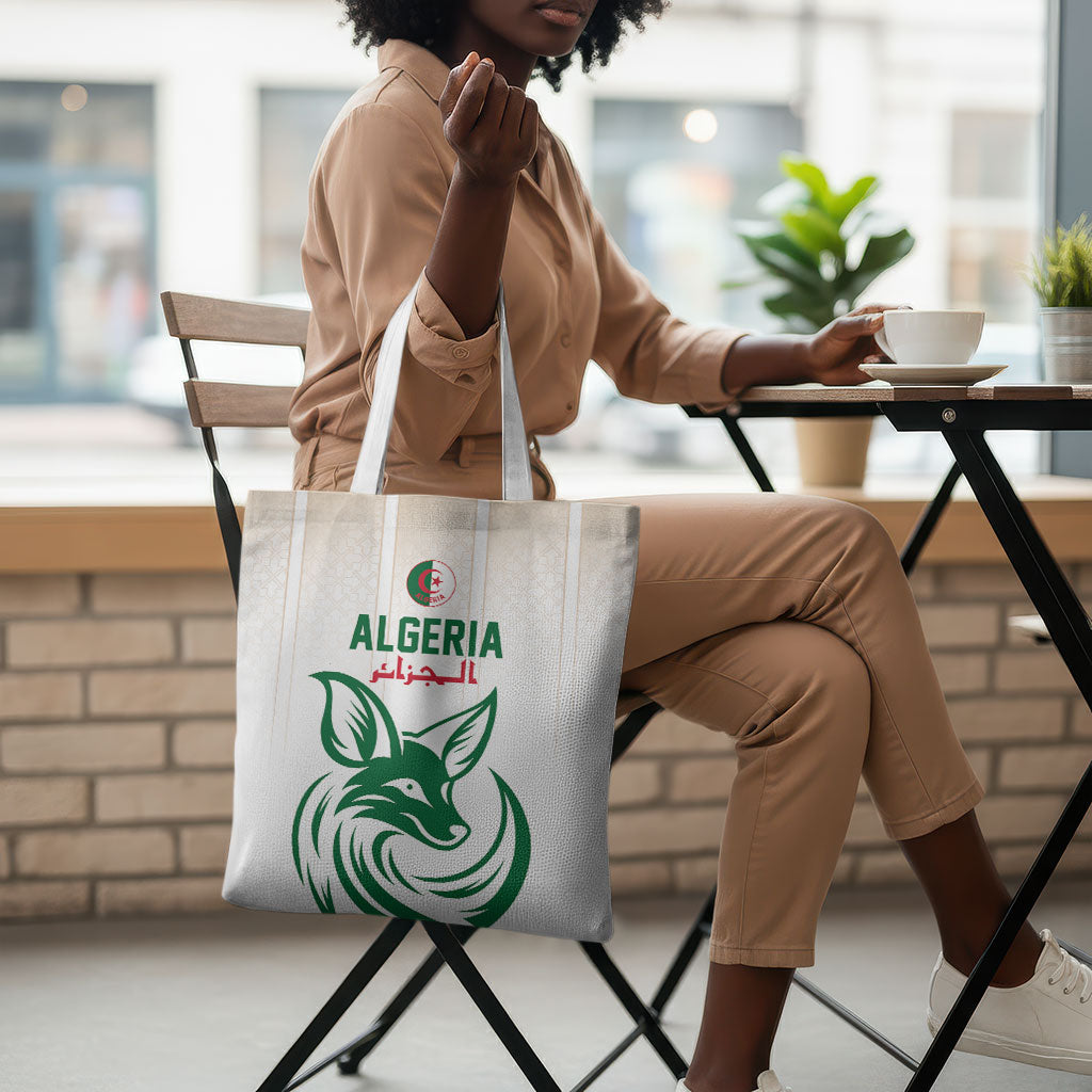 World Football 2026 Algeria Tote Bag Les Fennecs Desert Fox Pride