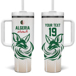 Custom World Football 2026 Algeria Tumbler With Handle Les Fennecs Desert Fox Pride
