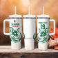 Custom World Football 2026 Algeria Tumbler With Handle Les Fennecs Desert Fox Pride