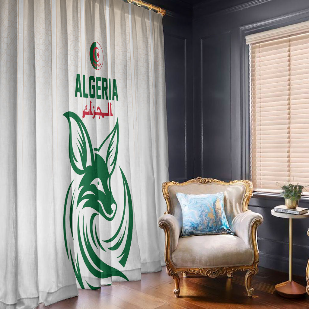 World Football 2026 Algeria Window Curtain Les Fennecs Desert Fox Pride