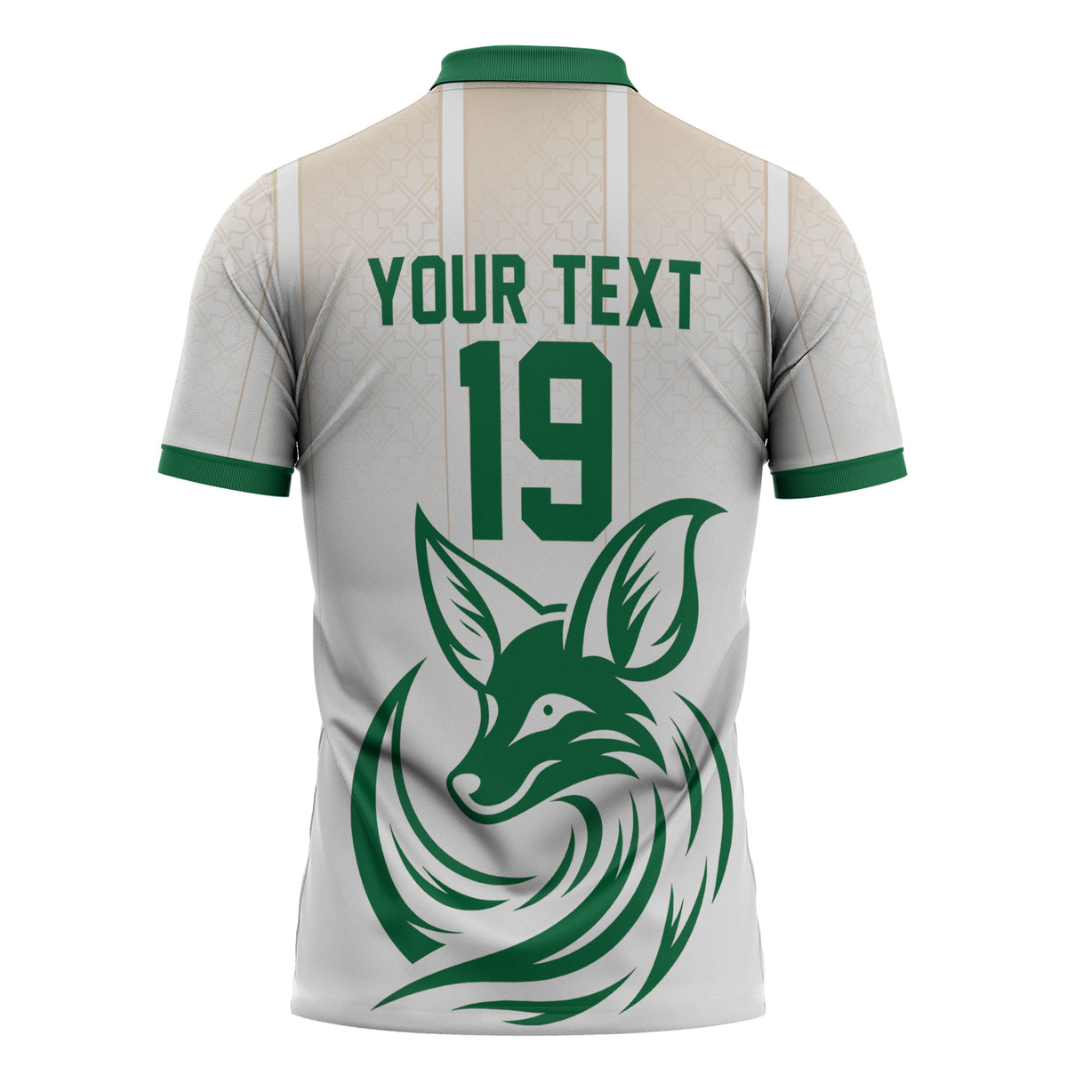 Custom World Football 2026 Algeria Zipper Polo Shirt Les Fennecs Desert Fox Pride