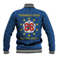 Cabo Verde Tubaroes Azuis Historic Debut 2026 Baseball Jacket Cape Verde Past and Present Flag Motif