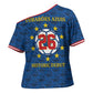 Cabo Verde Tubaroes Azuis Historic Debut 2026 Cross Shoulder Shirt Cape Verde Past and Present Flag Motif