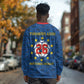Cabo Verde Tubaroes Azuis Historic Debut 2026 Long Sleeve Shirt Cape Verde Past and Present Flag Motif