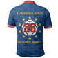 Cabo Verde Tubaroes Azuis Historic Debut 2026 Polo Shirt Cape Verde Past and Present Flag Motif