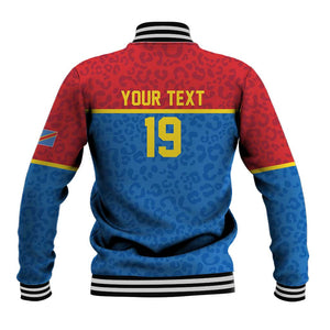 Custom World Football 2026 DR Congo Baseball Jacket Roar of Les Leopards