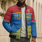 Custom World Football 2026 DR Congo Bomber Puffer Jacket Roar of Les Leopards
