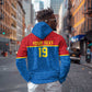 Custom World Football 2026 DR Congo Hoodie Roar of Les Leopards