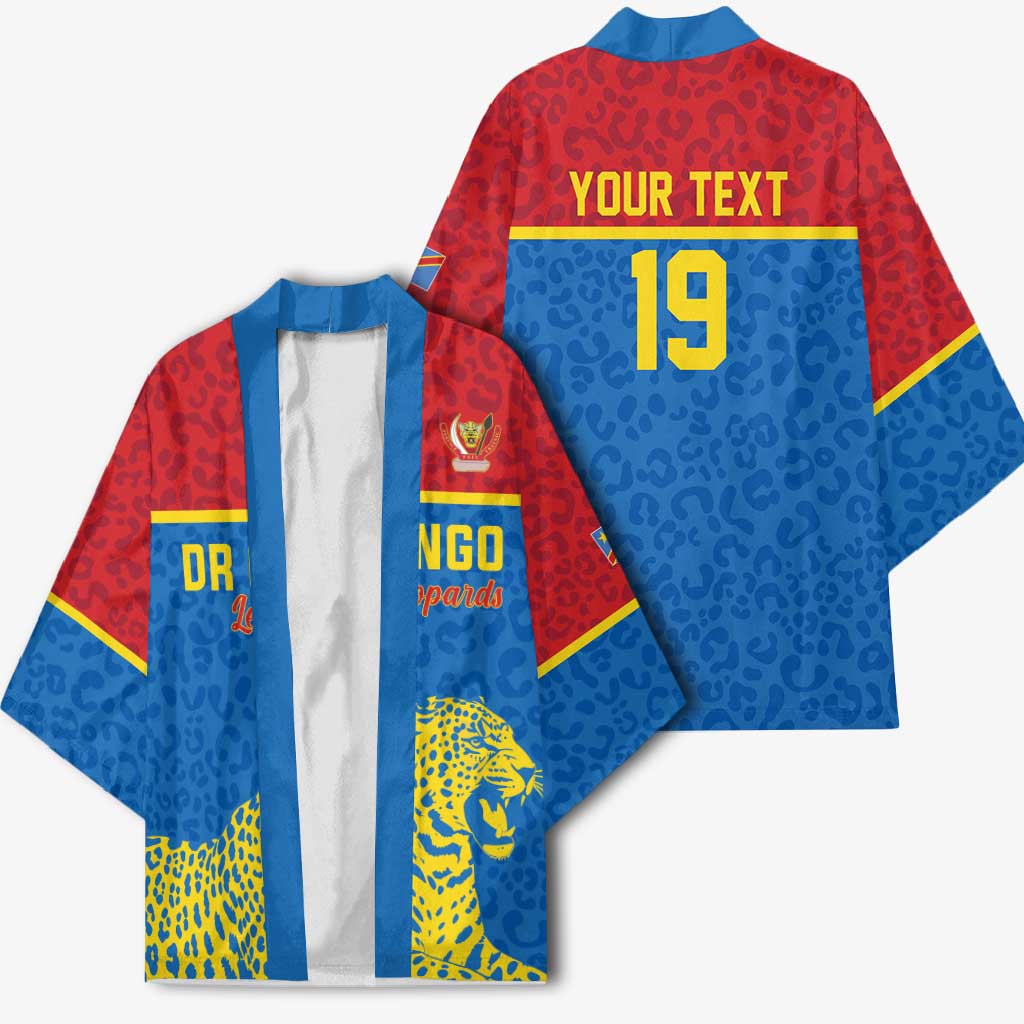 Custom World Football 2026 DR Congo Kimono Roar of Les Leopards