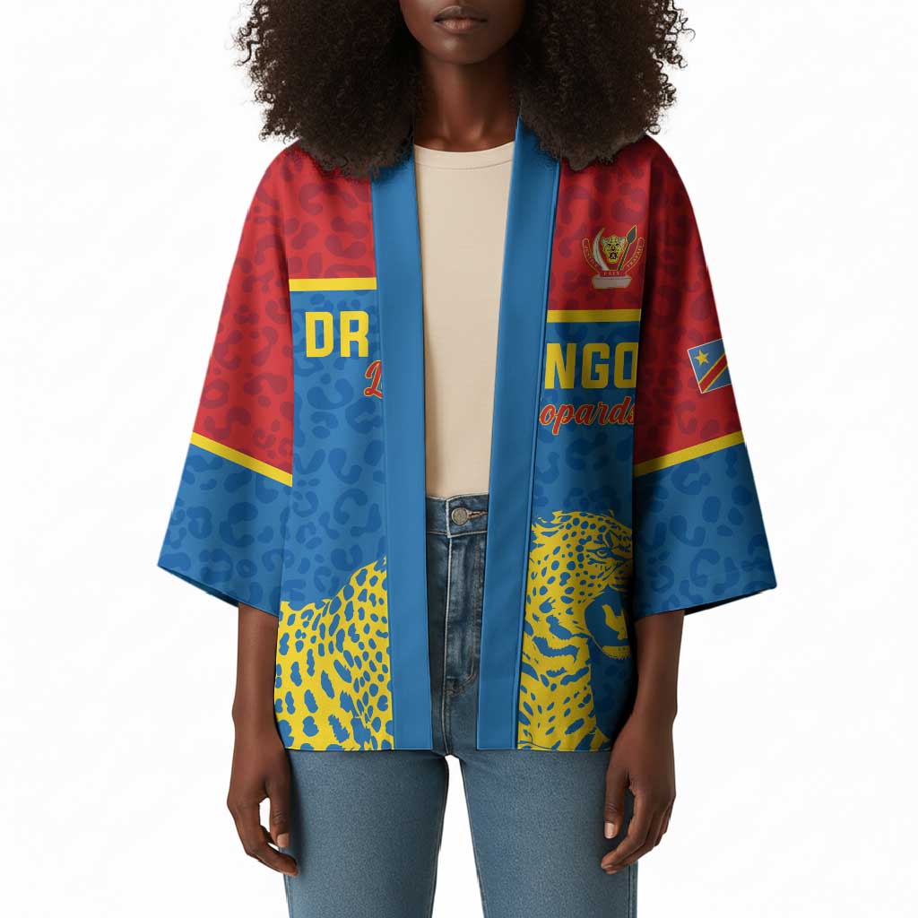 Custom World Football 2026 DR Congo Kimono Roar of Les Leopards