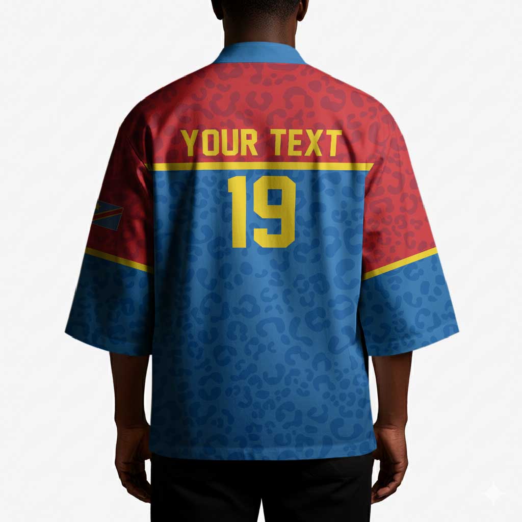 Custom World Football 2026 DR Congo Kimono Roar of Les Leopards