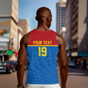 Custom World Football 2026 DR Congo Men Tank Top Roar of Les Leopards