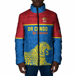 Custom World Football 2026 DR Congo Padded Jacket Roar of Les Leopards