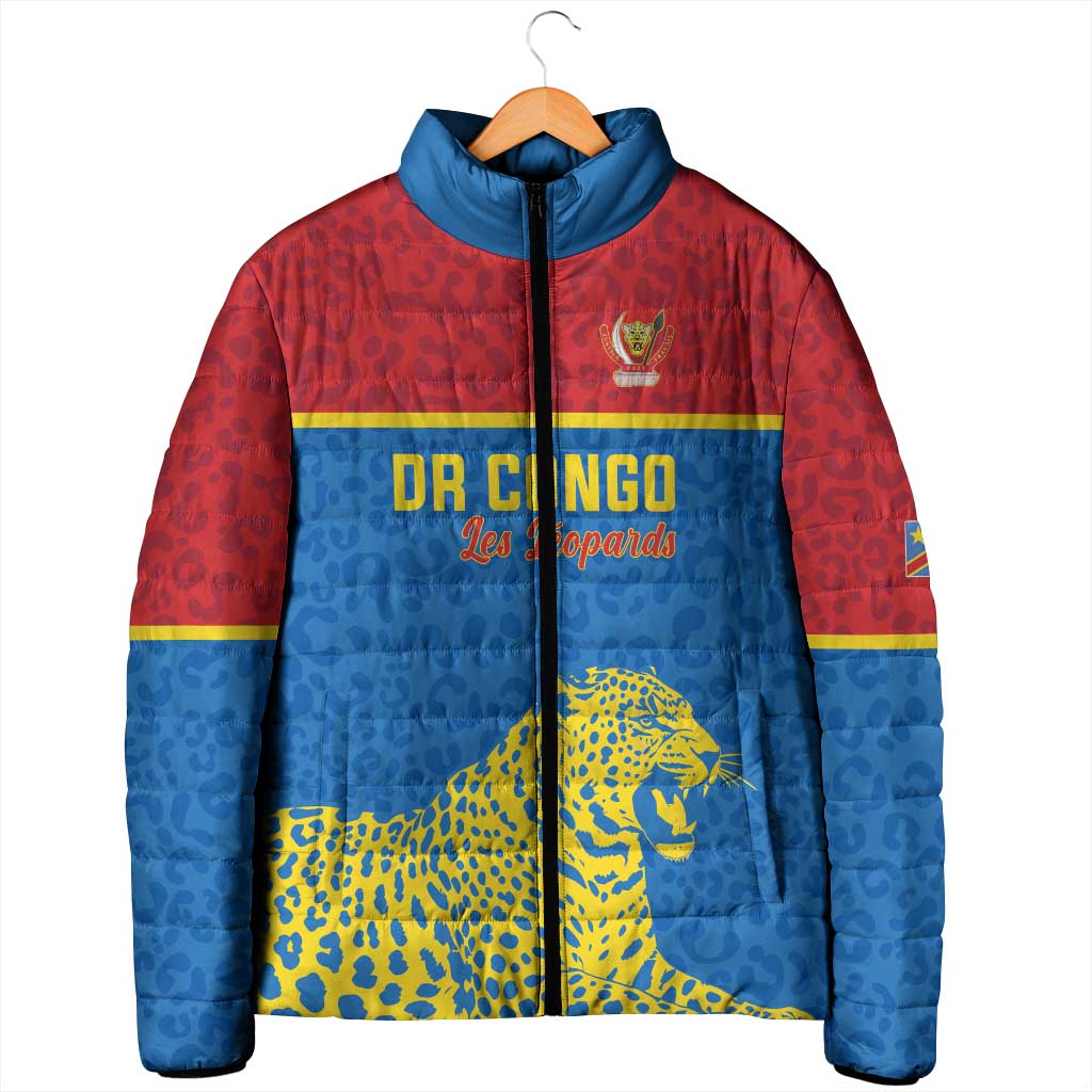 Custom World Football 2026 DR Congo Padded Jacket Roar of Les Leopards