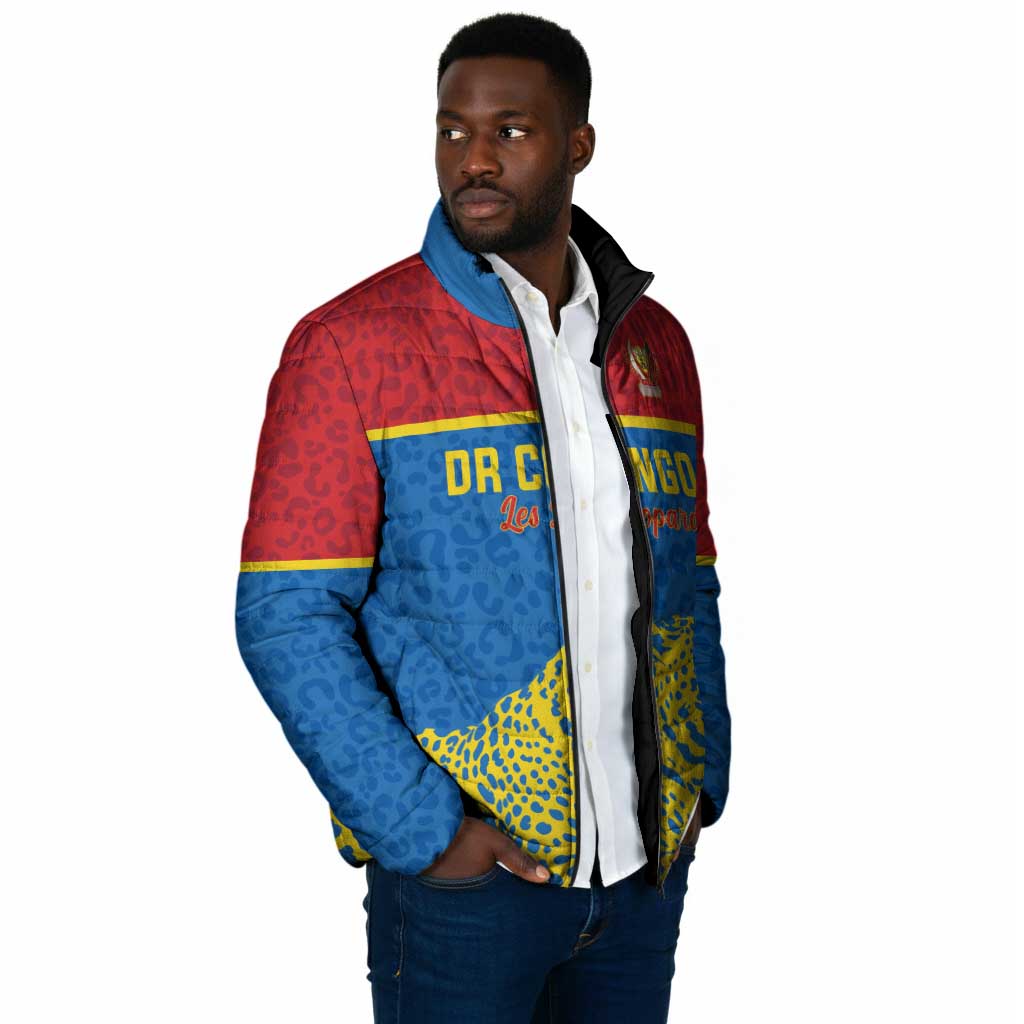 Custom World Football 2026 DR Congo Padded Jacket Roar of Les Leopards