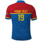 Custom World Football 2026 DR Congo Polo Shirt Roar of Les Leopards