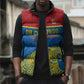 Custom World Football 2026 DR Congo Sleeveless Puffer Jacket Roar of Les Leopards