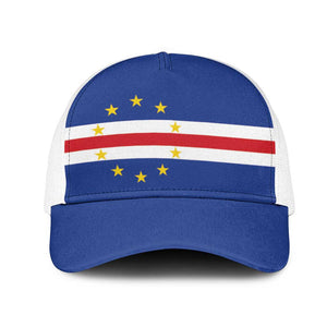 Cape Verde Mesh Trucker Cap National Flag Colors - African Pride