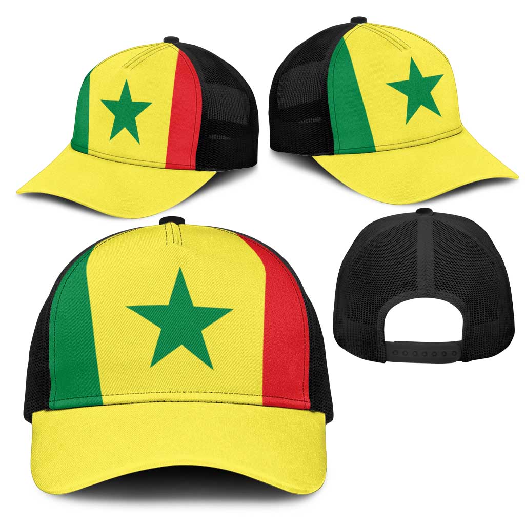 Senegal Baseball Net Cap National Flag Colors - African Pride
