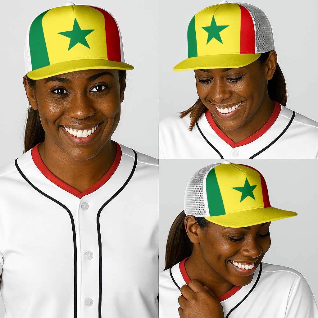 Senegal Baseball Net Cap National Flag Colors - African Pride