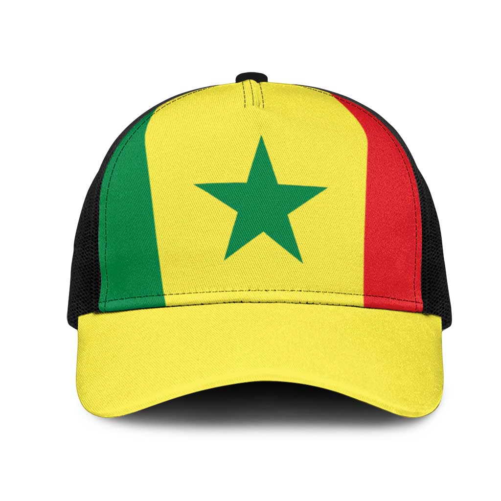 Senegal Mesh Trucker Cap National Flag Colors - African Pride