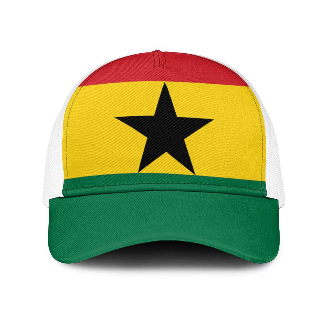 Ghana Baseball Net Cap National Flag Colors - African Pride