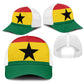 Ghana Baseball Net Cap National Flag Colors - African Pride