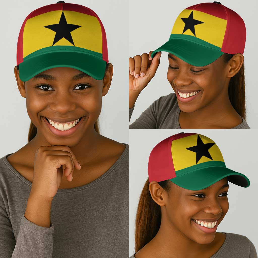 Ghana Classic Cap National Flag Colors - African Pride