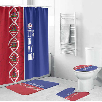 Afro-Haiti Football Bathroom Set It's In My DNA - African Pride