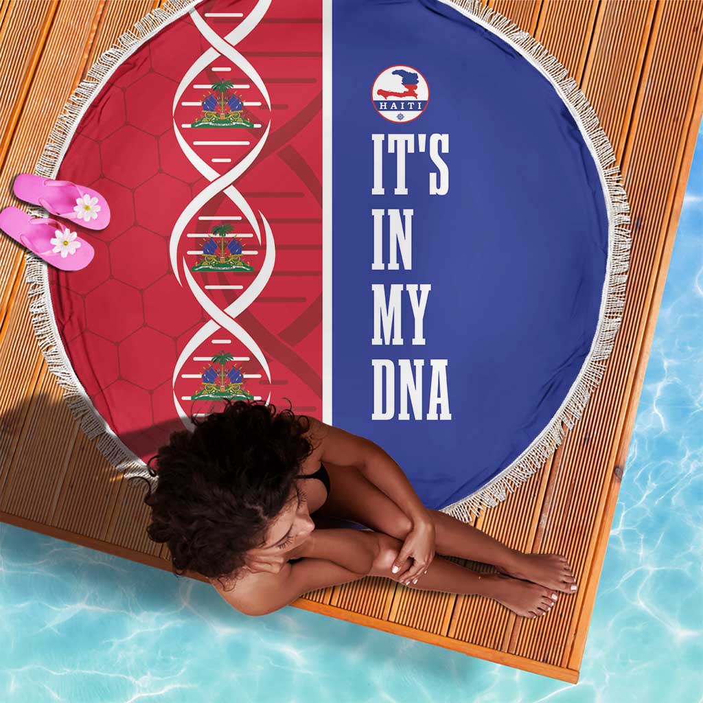 Afro-Haiti Football Beach Blanket It's In My DNA - African Pride