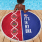 Afro-Haiti Football Beach Blanket It's In My DNA - African Pride