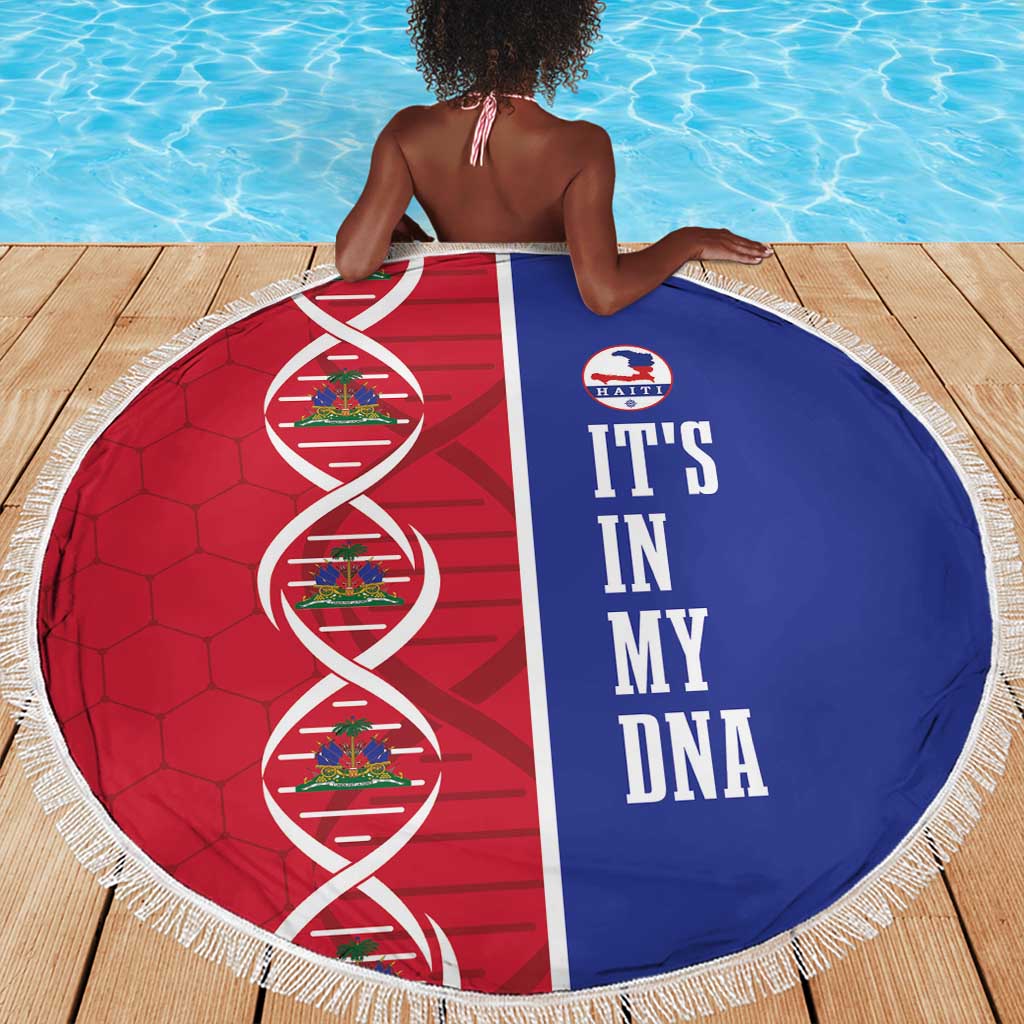 Afro-Haiti Football Beach Blanket It's In My DNA - African Pride