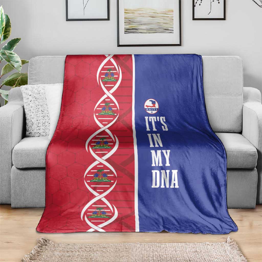 Afro-Haiti Football Blanket It's In My DNA - African Pride